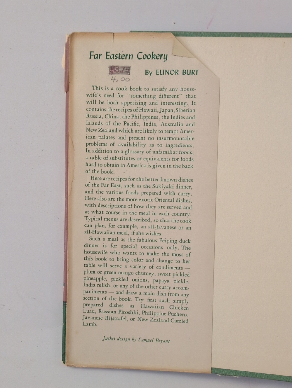 Far Eastern Cookery - Elinor Burt - 1952 vintage cookbook - Picture 4 of 16